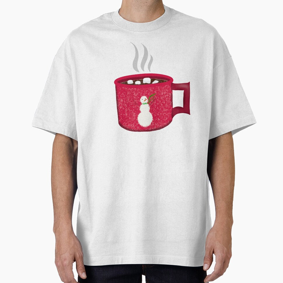 Hot Cocoa In Snowman Mug by daphsam