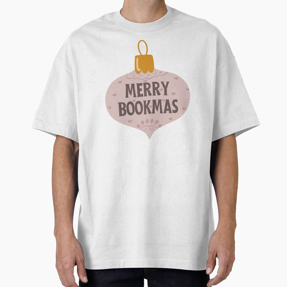 merry bookmas - pink bookish christmas by Neadoodles