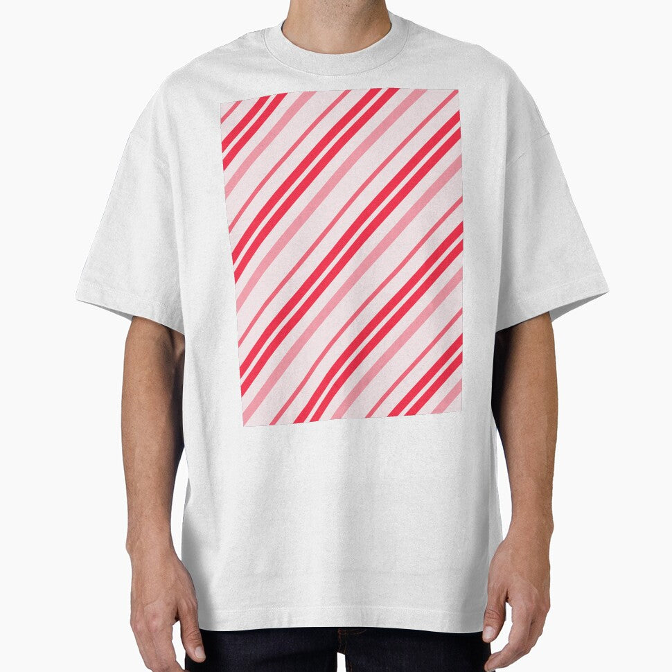 Pink & Red Candy Cane Christmas Stripes by newburyboutique