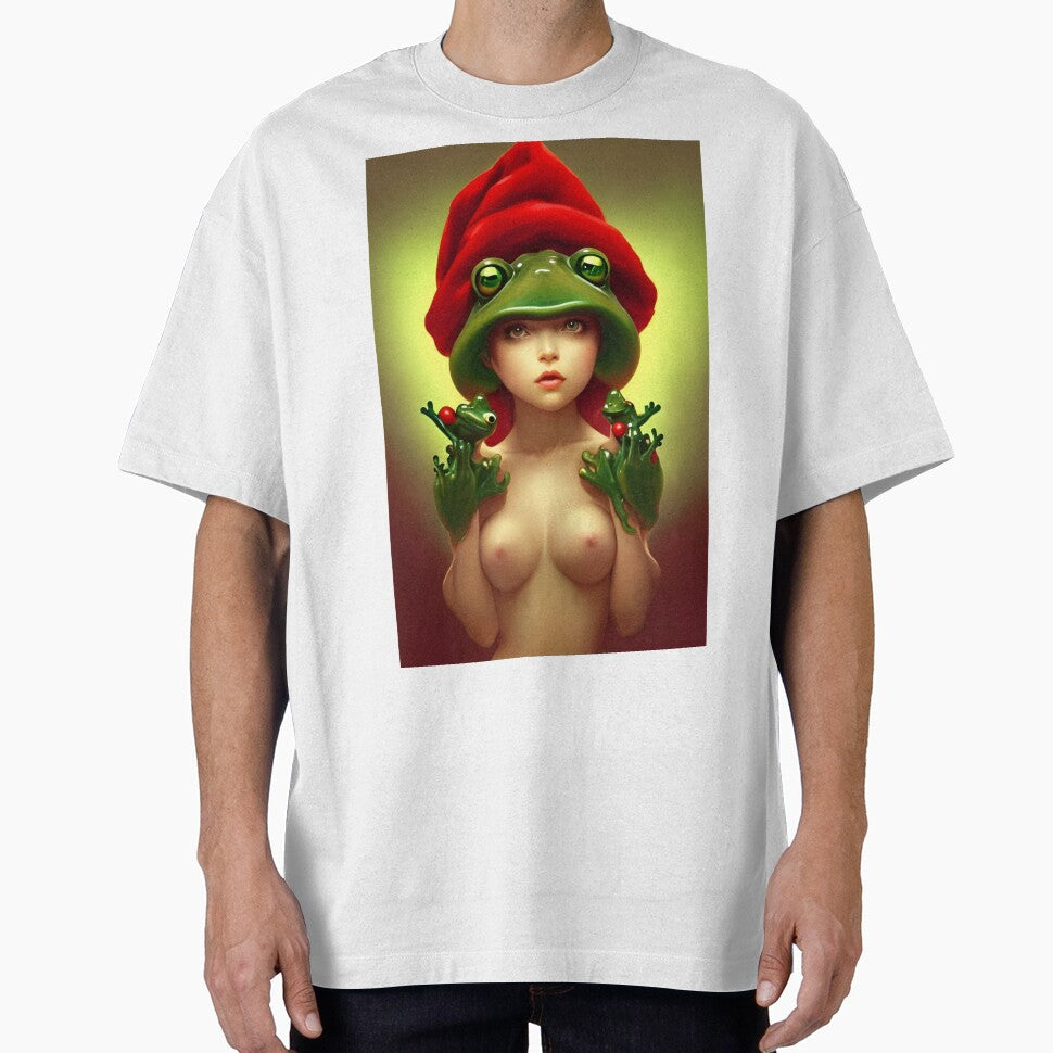 Kawaii Frog Christmas Girl by ShopSunday