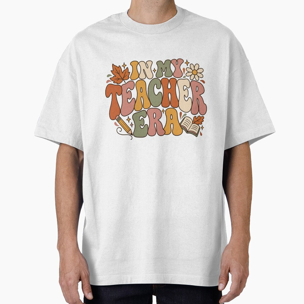 In My Teacher Era – Retro Fall Teacher Design, Groovy Back to School Teacher Tee by 1DreamerShop
