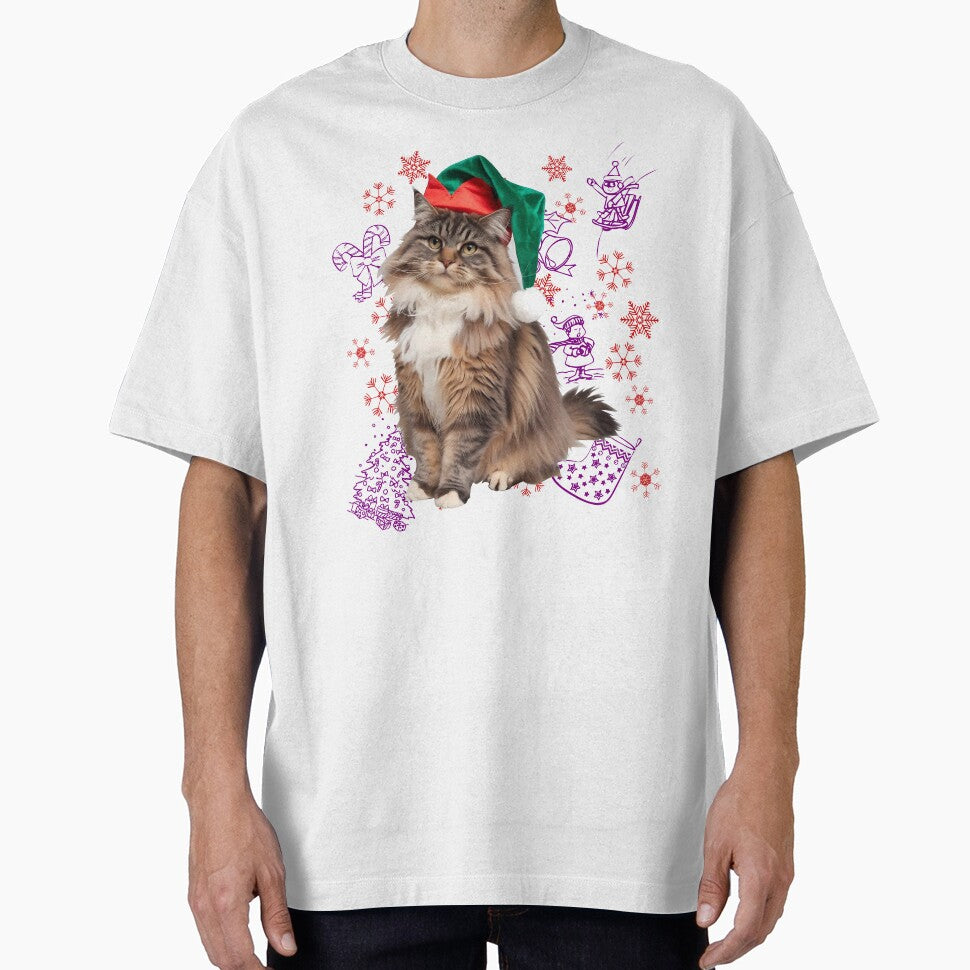 Norwegian Forest Charm: Cat Ornament by purrfect pattern