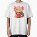 Cute Axolotl with Hot Chocolate – Cozy Winter Christmas Amphibian Gift for Axolotl Lovers by SkyTastic