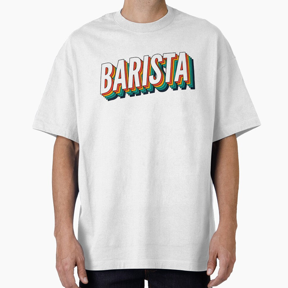 Barista Retro Vintage Label For The Best Barista by SVPOD