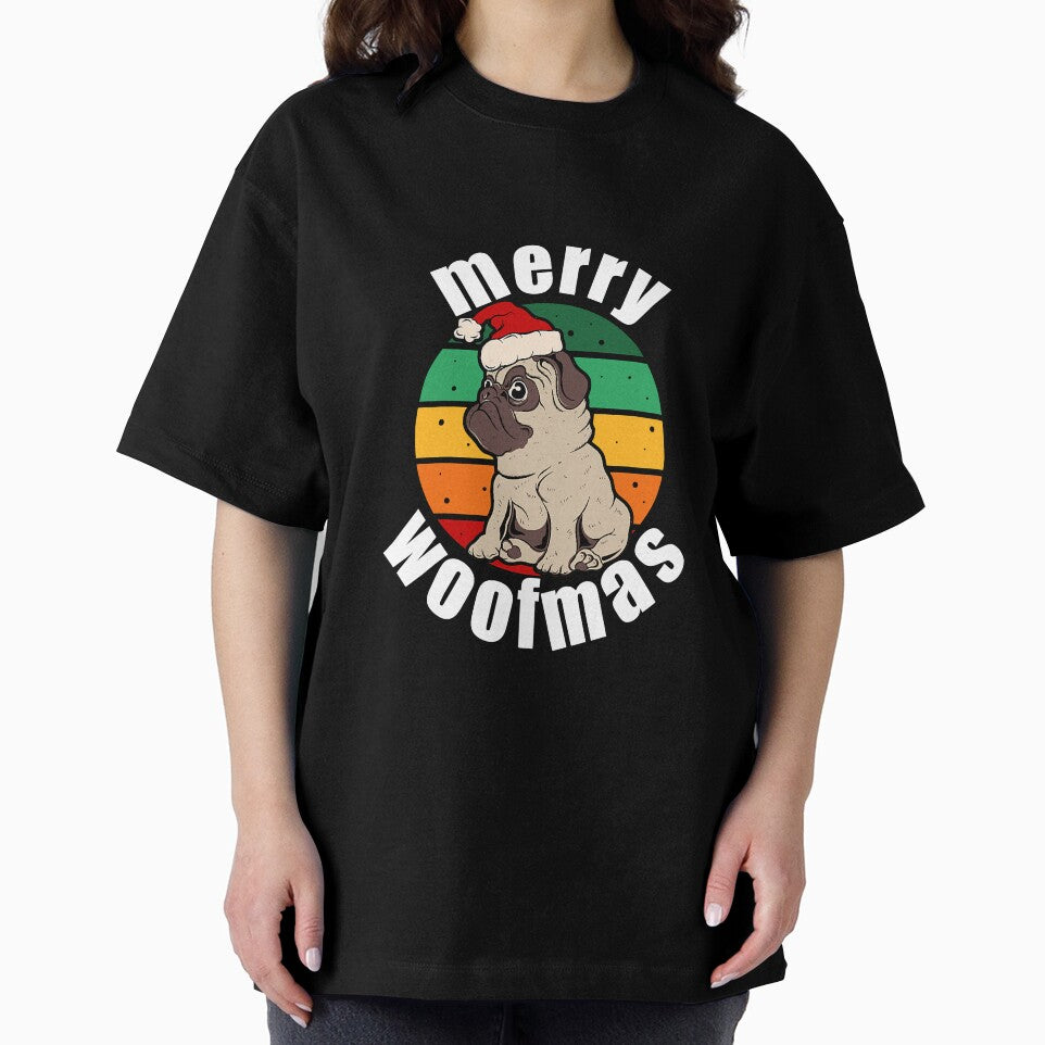 Merry Woofmass Christmas Pug Dog by thailam4598