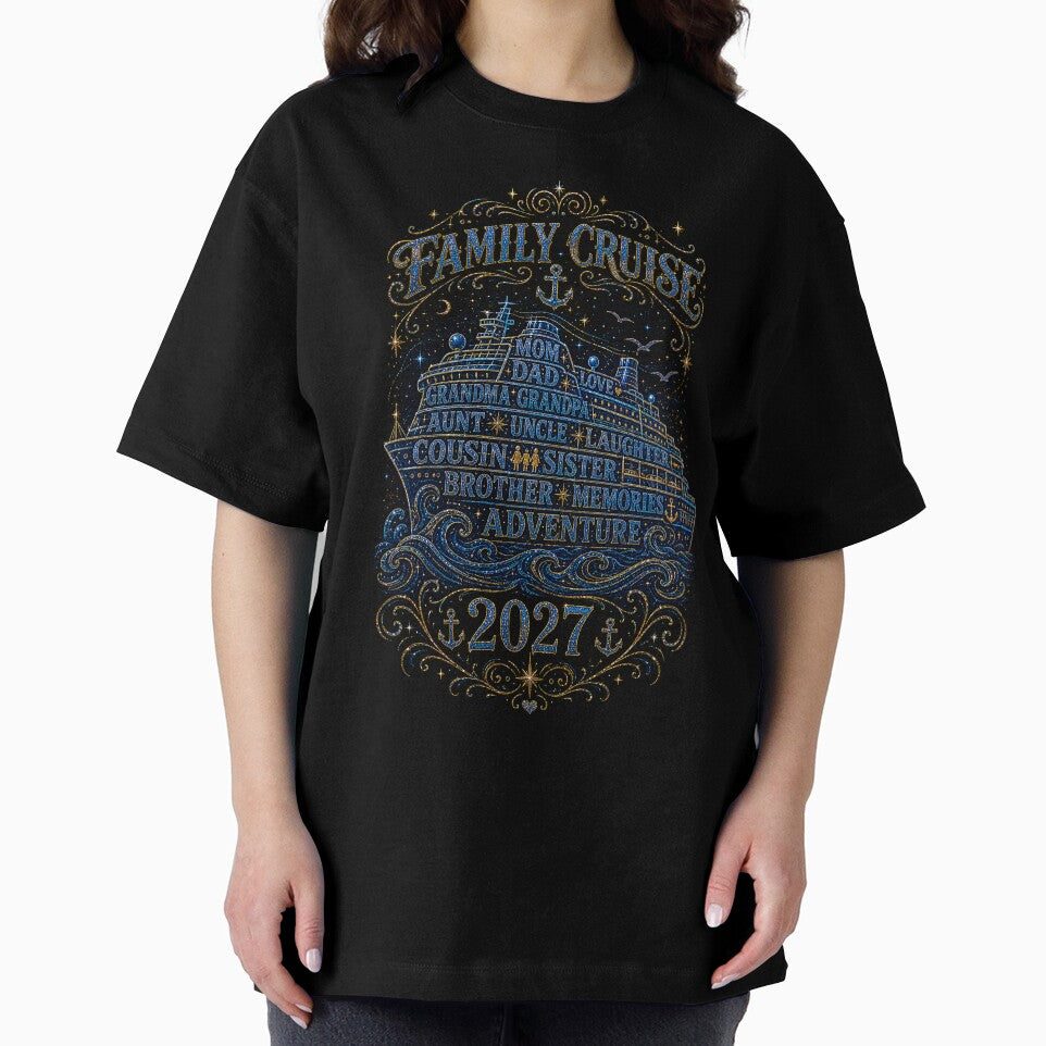 TRAVEL COLLECTION - FAMILY CRUISE - FAMILY SHIP BLUEPRINT • 2027 by WheelieGdArt