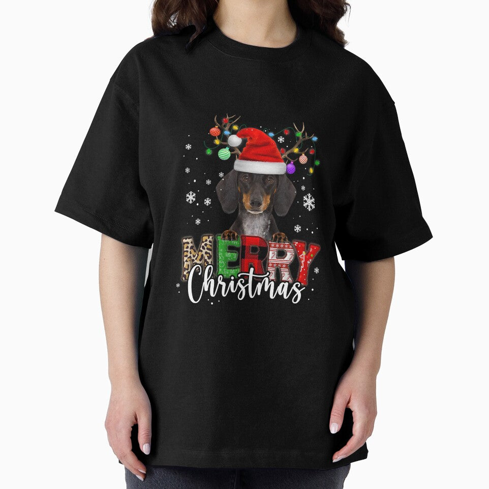 Dachshund Santa Dog Merry Christmas by reyeskhan79