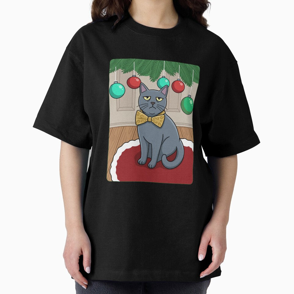 Holiday Cat in a Bowtie by NochePlaza