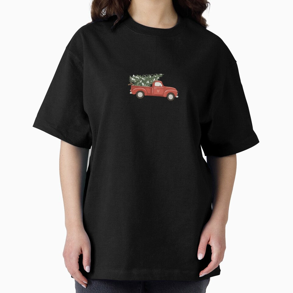 Christmas truck with tree by SunnyGrove Designs