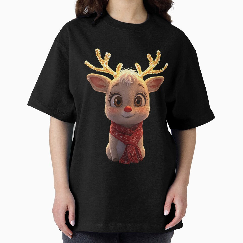 Magical Reindeer Glow – An Adorably Festive Winter Delight by PixelVibe782