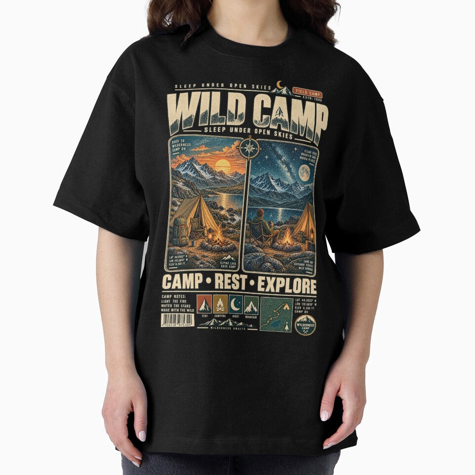 WILD CAMP — SLEEP UNDER OPEN SKIES by KrungiT Design