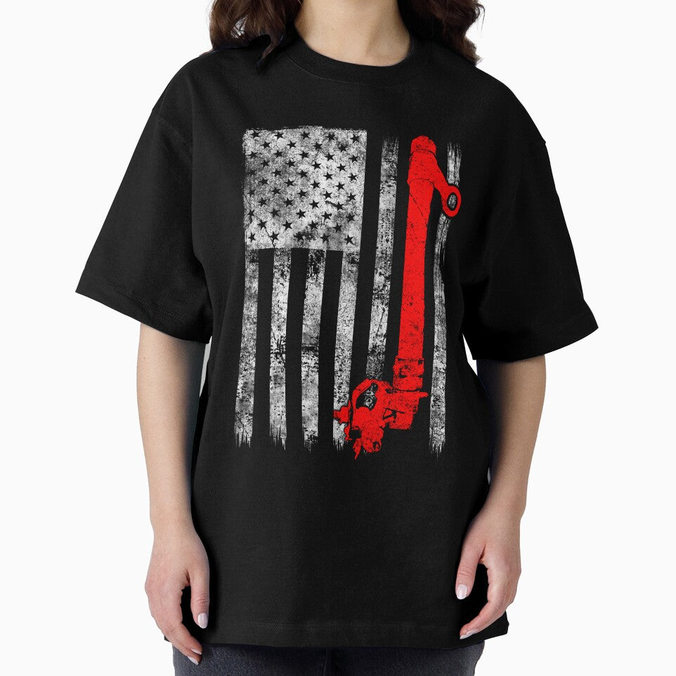 Silhouette Power Line Fuse American Flag Lineman by jonawillian