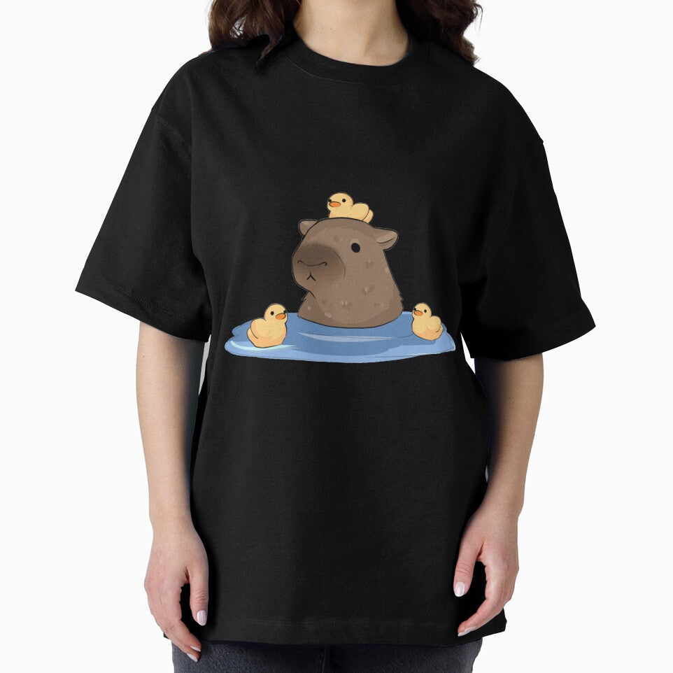 Capybara swiming Art for Men Women Kids , Capybara Gift Lover by DZIRI NAJAT