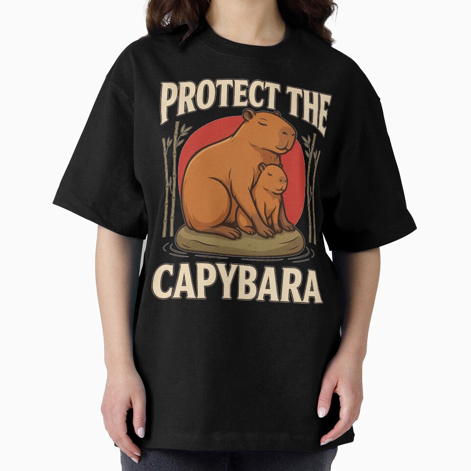 Protect the Capybara – Vintage Animal Design by No Excuses Supply