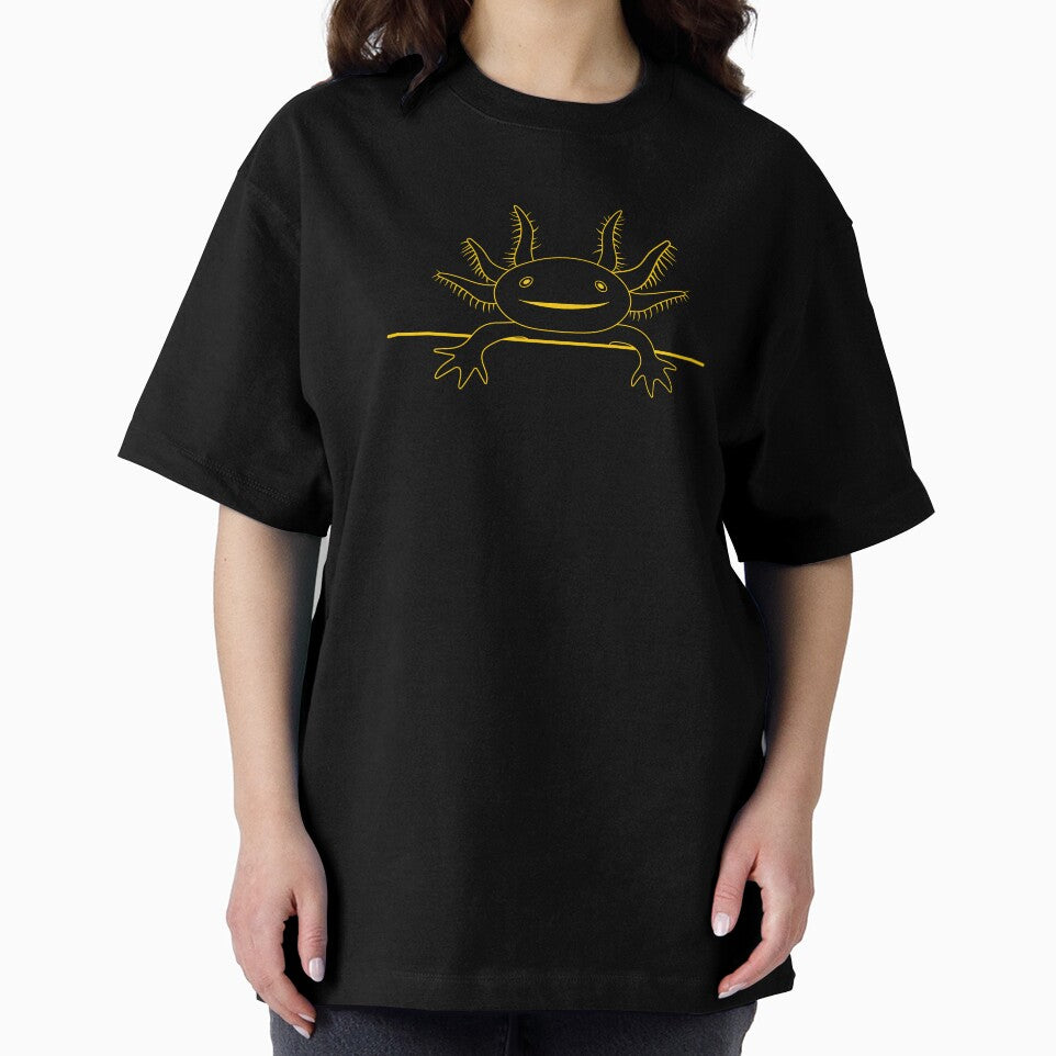 Axolotl Chill Yellow by wildlifezen