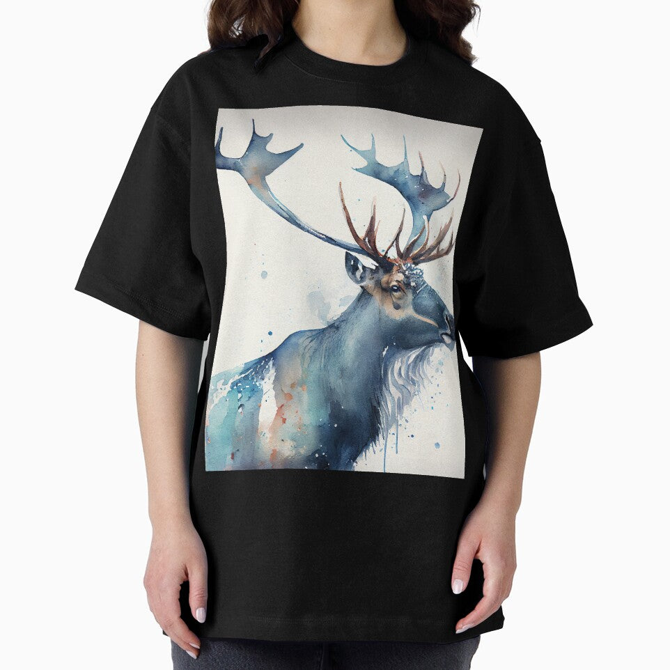 Arctic Reindeer - Watercolor Paint by ABArtByAlexST
