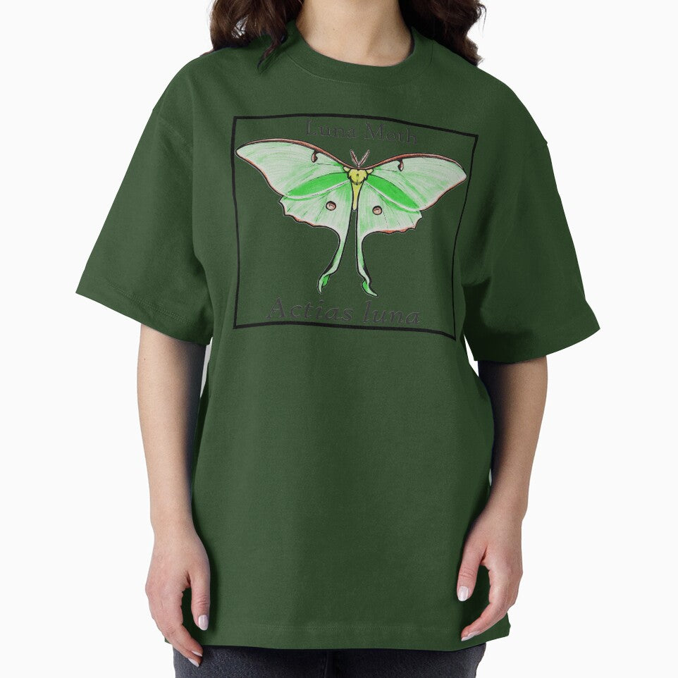 Luna Moth Labeled by Paigeart4sale