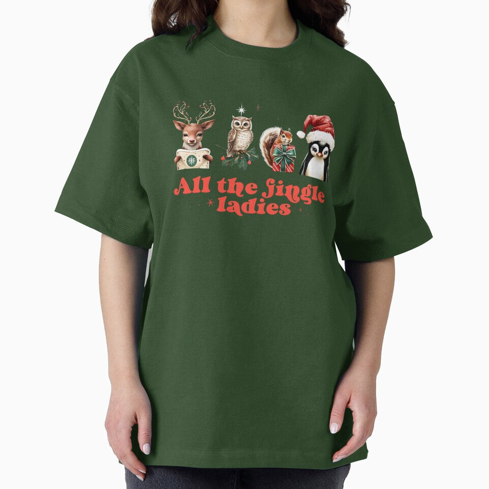 All the jingle ladies cute festive by Ink & Fabric