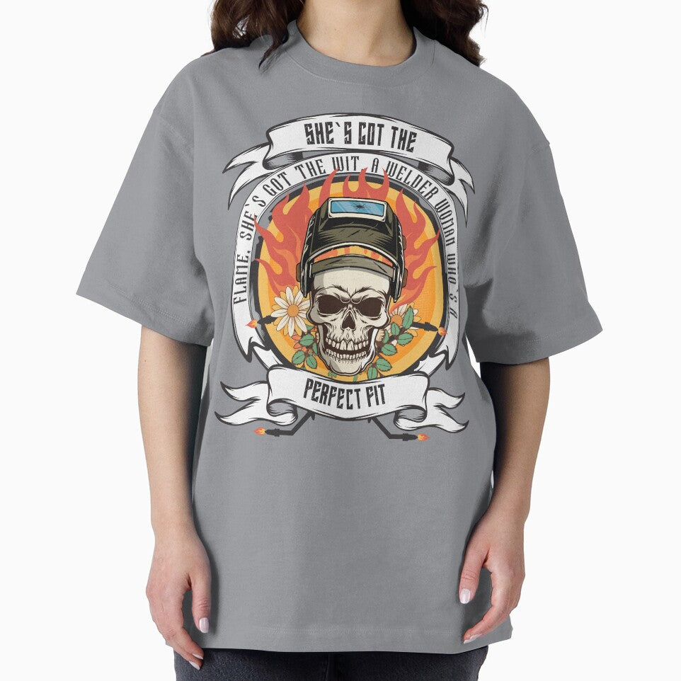 Shes got the flame shes got the wit a welder woman whos a perfect fit by HomeCoquette