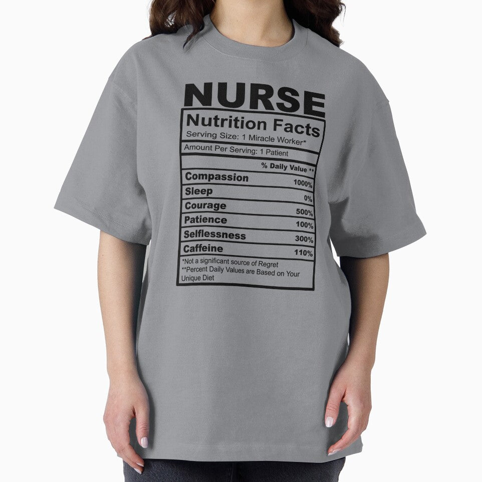 Nurse Nutrition Facts, Nurse Gift, Cute Gift For Nurse by VintageMashup
