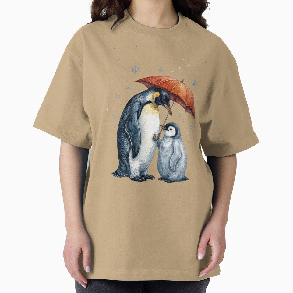 Penguin Umbrella Snow by Tiffany Roy