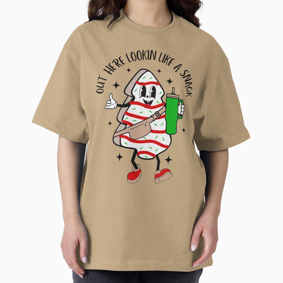 Out Here Looking Like A Snack, Funny ChristmasTree Cake by Color World