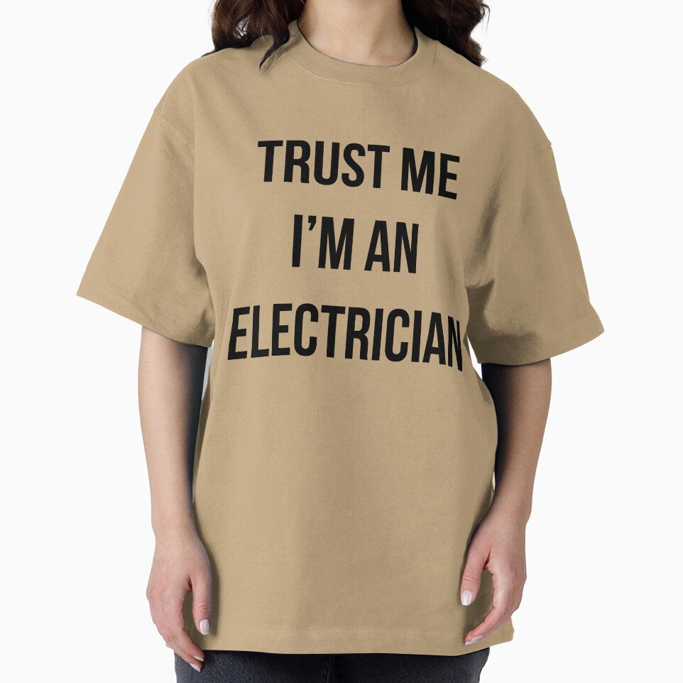 Trust Me I'm An Electrician Funny Electrician Gift by TextCrew