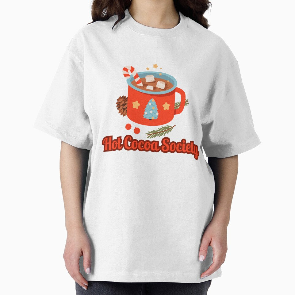 Hot Cocoa Society Christmas Mug Design by Inkworksbyshery