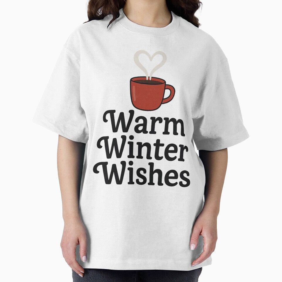 Warm Winter Wishes – Cozy Winter Mug Typography Design by MIArt Studio