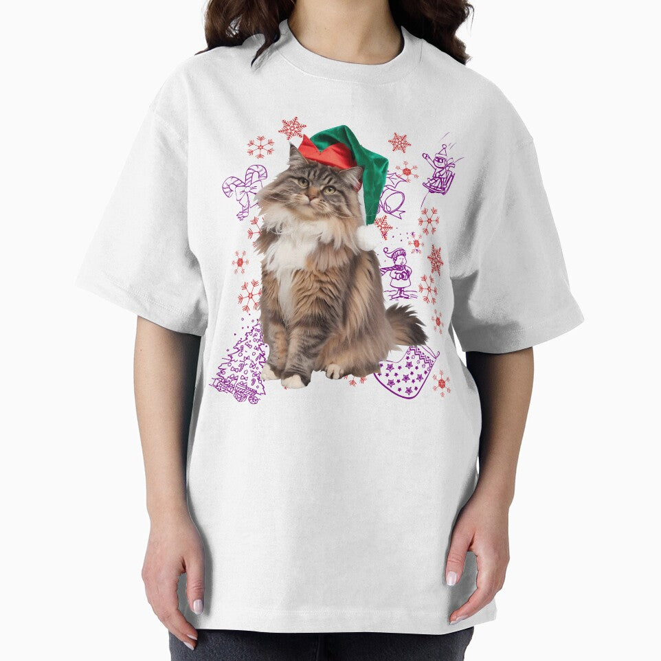 Norwegian Forest Charm: Cat Ornament by purrfect pattern