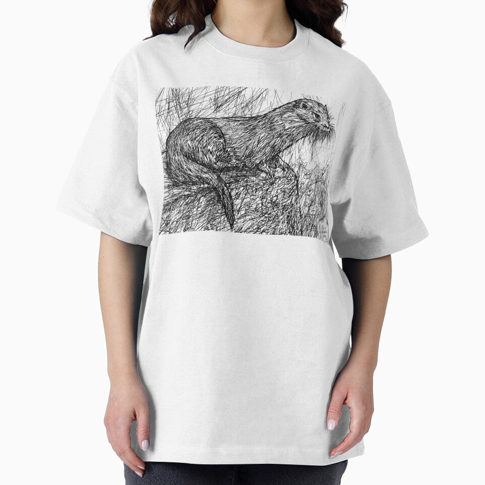 OTTER ink portrait .2 by lautir