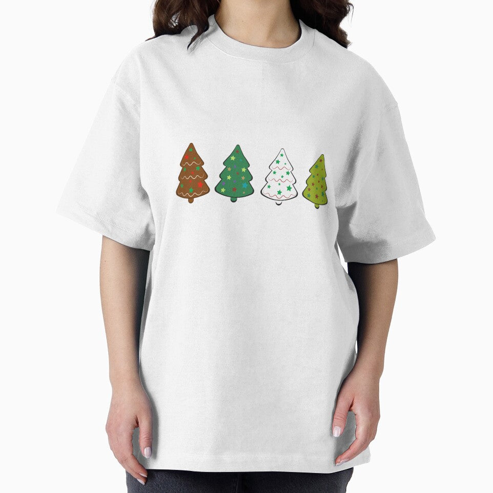 Christmas Sweater, Christmas tree Sweater for Women, Holiday Gift, Christmas Tree, Christmas Cake by Designista436