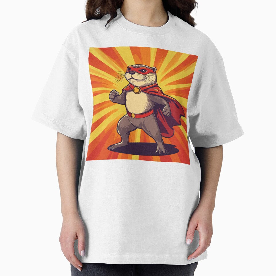 Otter Superhero by NicolasGlowArt