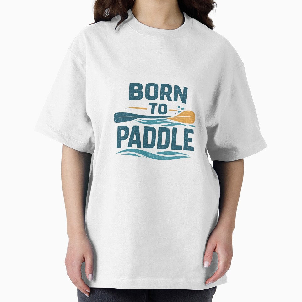 Born to Paddle Vintage Kayak Design by Lizavelle