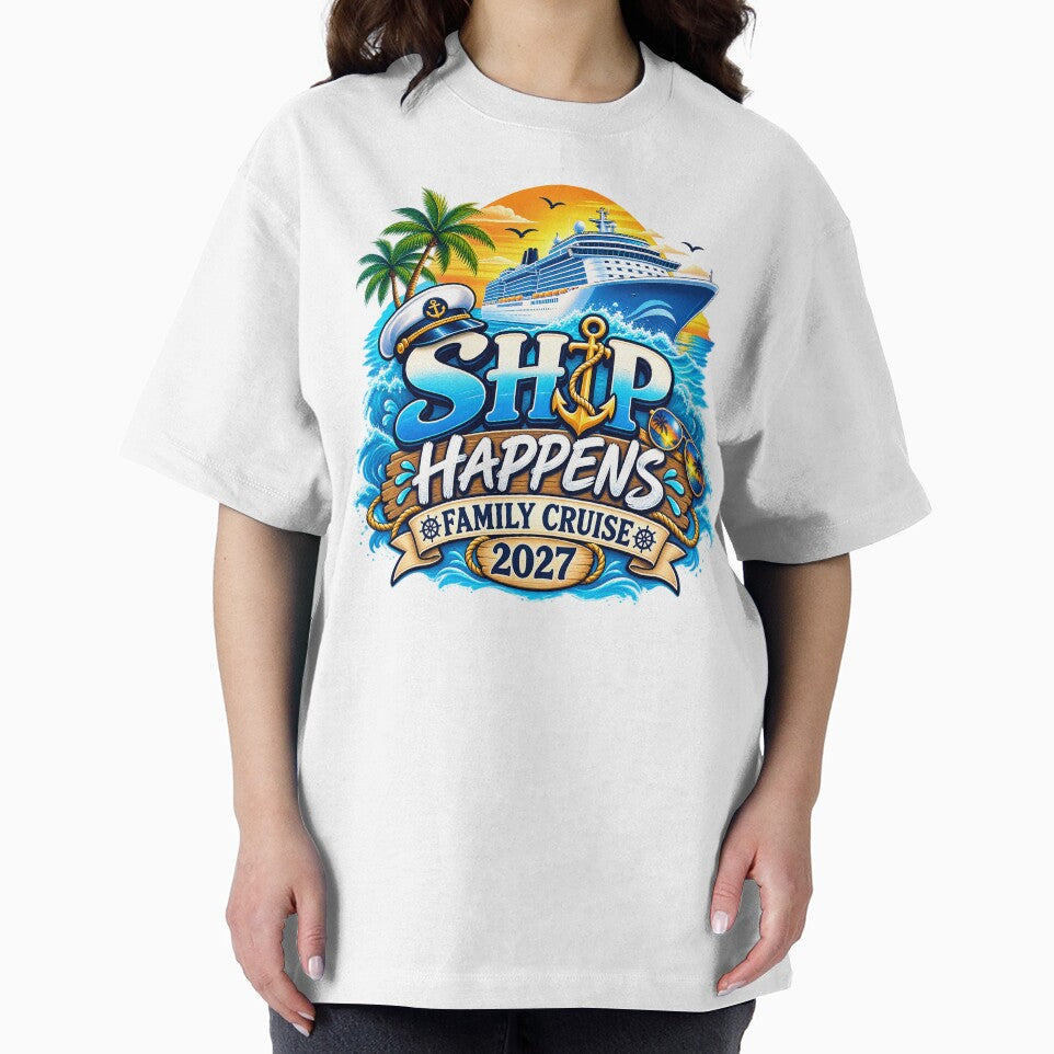 TRAVEL COLLECTION - FAMILY CRUISE - SHIP HAPPENS • FAMILY CRUISE 2027 by WheelieGdArt