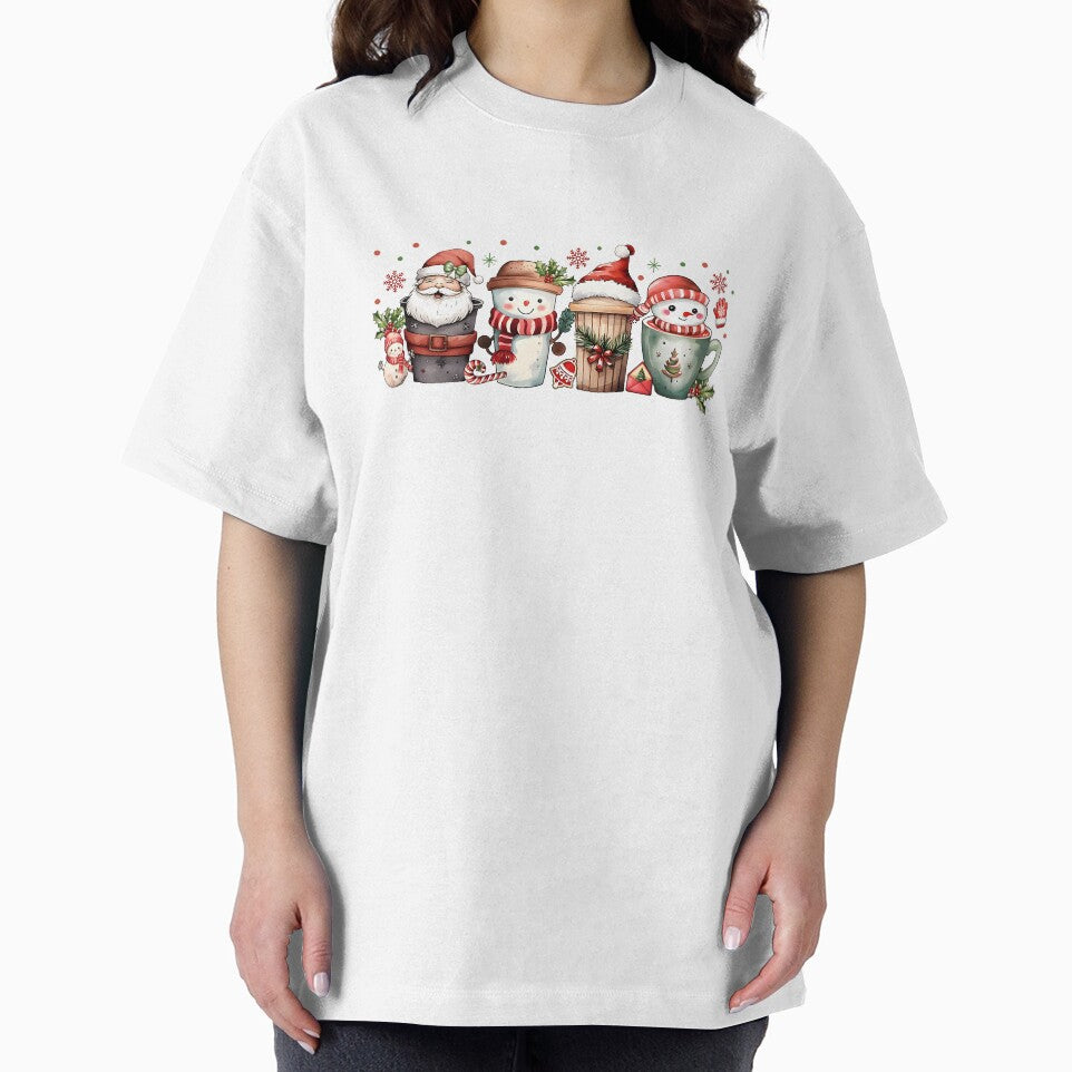 Christmas Coffee Sweat, Santa, Snowman by adoslavduse