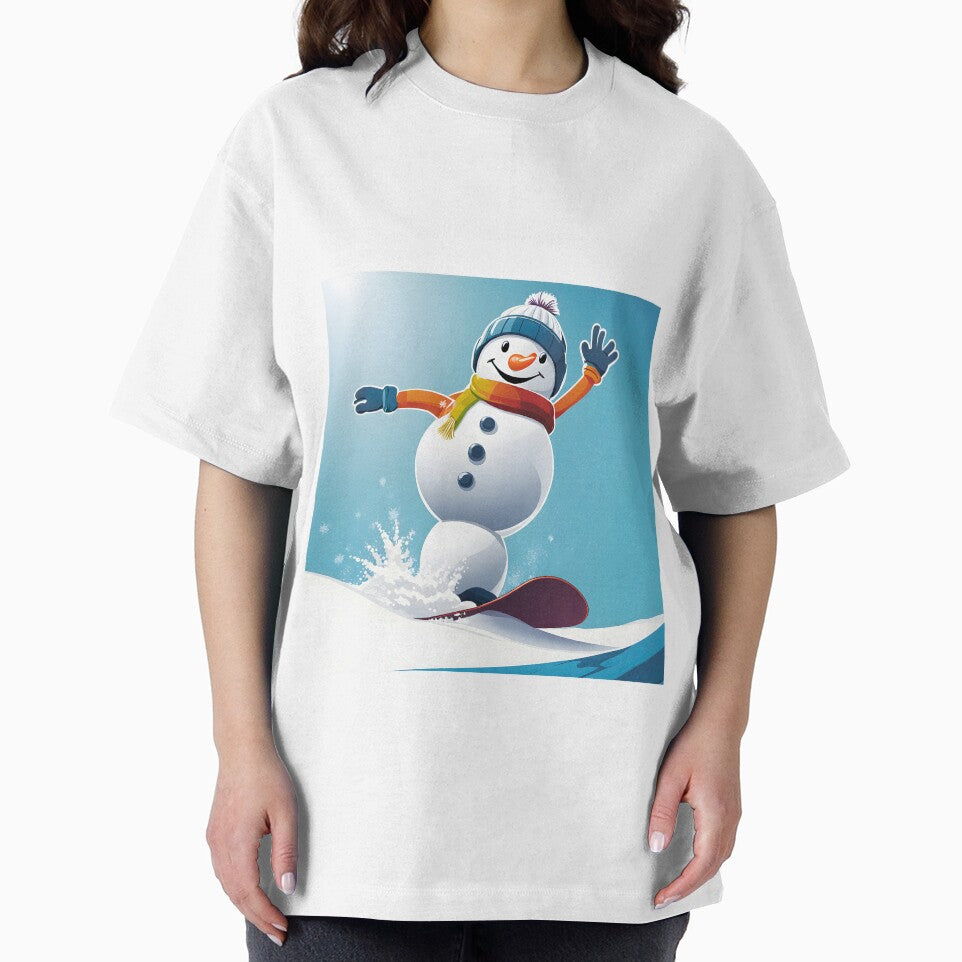 Snowman Snowboarder #5 On Vacation -  Chill Yule Glide by Artekinium
