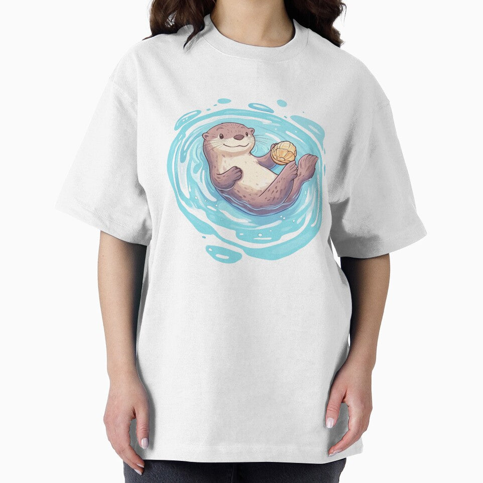 Otter Swimming by NicolasGlowArt