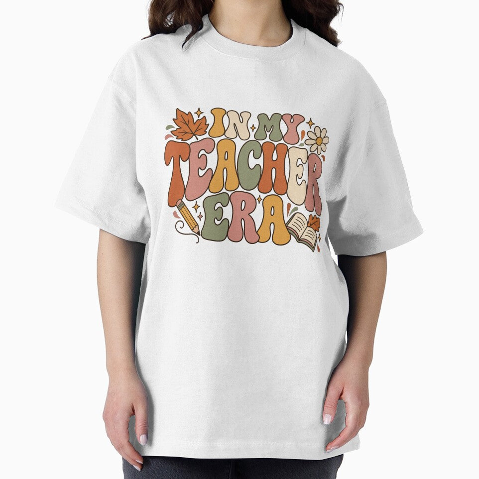 In My Teacher Era – Retro Fall Teacher Design, Groovy Back to School Teacher Tee by 1DreamerShop