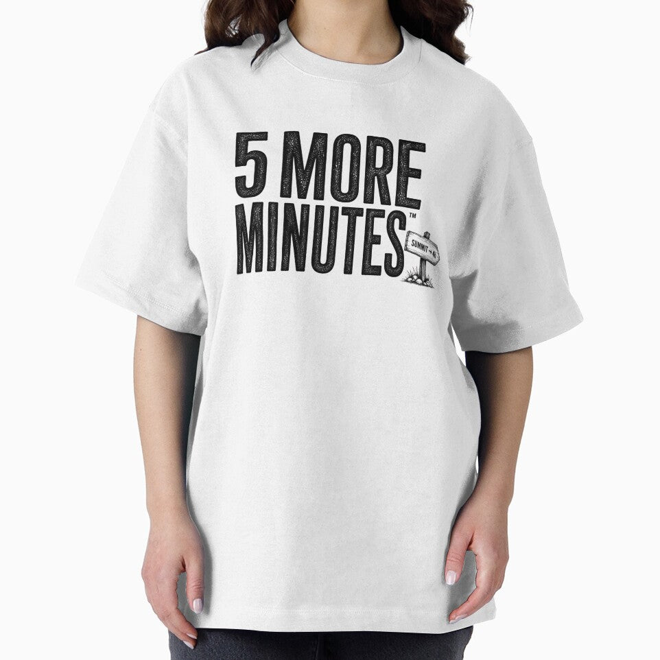 5 More Minutes Hiking Funny Outdoor Design by Miles&Moments