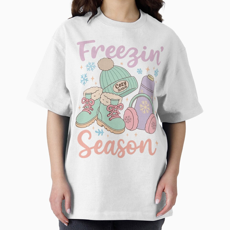 Freezin' Season Shirt, Cozy Season Shirt, Boots & Tumbler Shirt, Cozy Cold Weather Shirt, winter Shirt by Mryoussefwac
