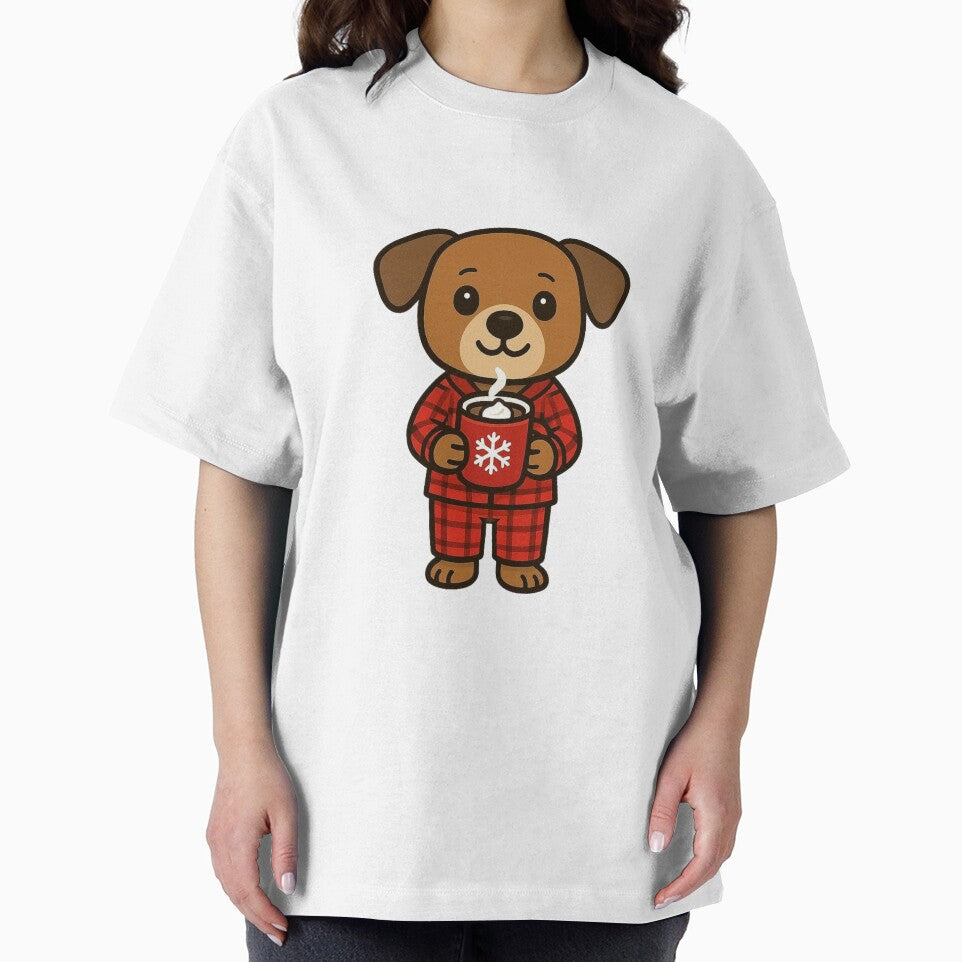 Cozy Dog in Christmas Pajamas – Sweet Holiday Pup by Confuzz1ed