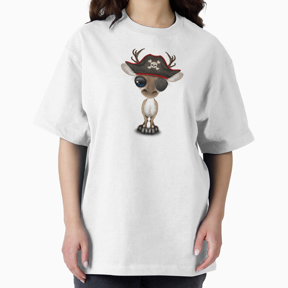 Cute Baby Reindeer Pirate by JeffBartels