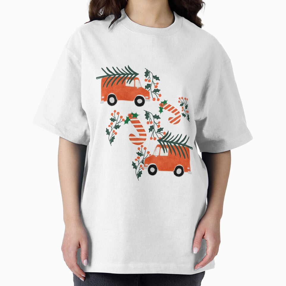 Cute Christmas Truck and Candy Cane by susycosta