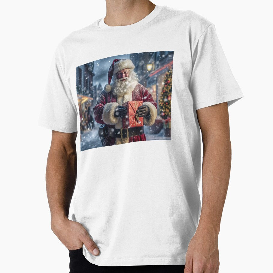 Christmas - Santa in Street by KootenayDesigns