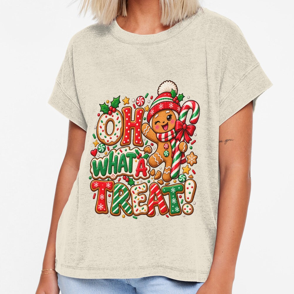 Oh What a Treat Cute Gingerbread Christmas Design by palozashop