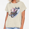 Axolotl Christmas Sleigh by Mekone