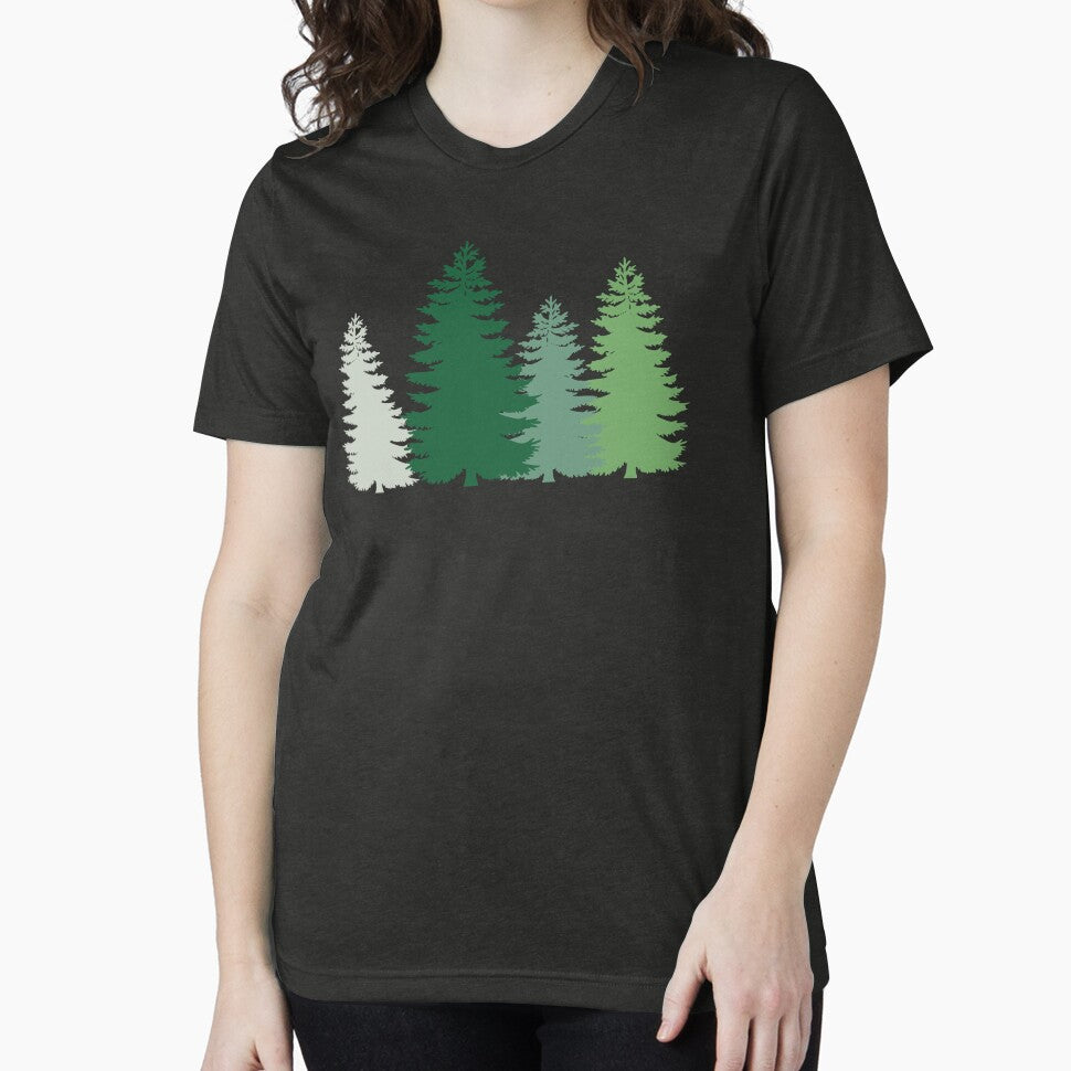 Christmas Tree Shirt | Merry And Bright Shirt | Matching Christmas Shirt | Couple Christmas Shirts | Christmas Gift T-Shirt by DesignsStation8
