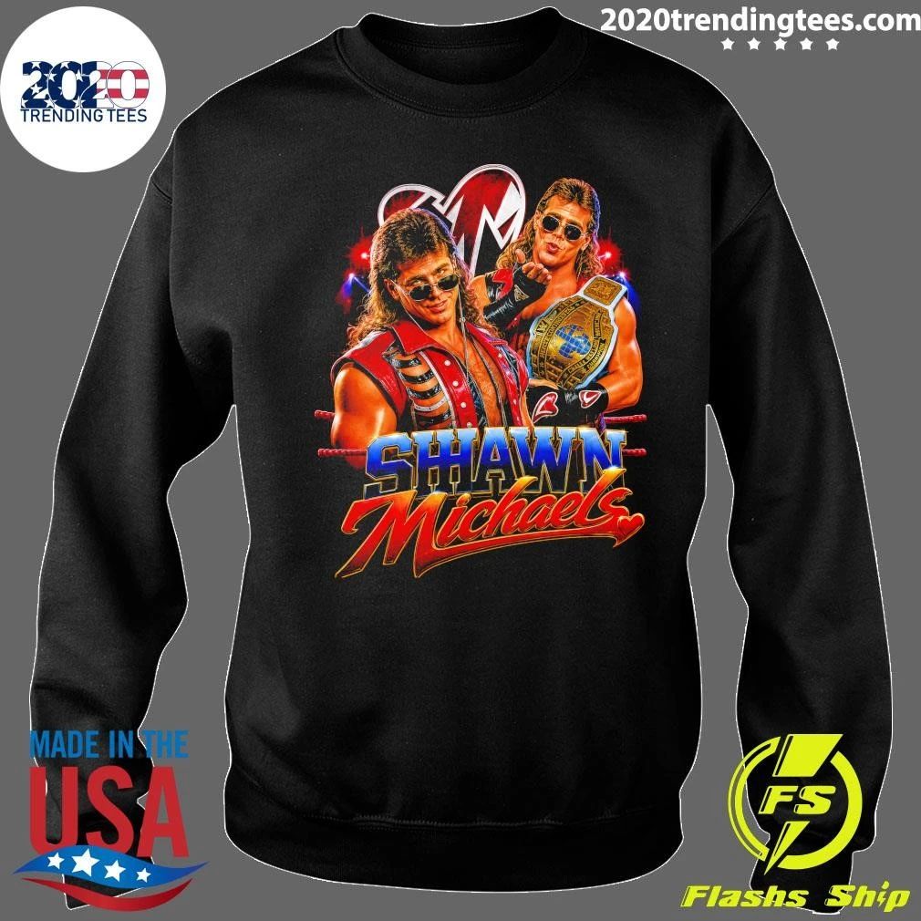 Shawn Michaels Wrestling Champion Belt Fan Tee Shirt