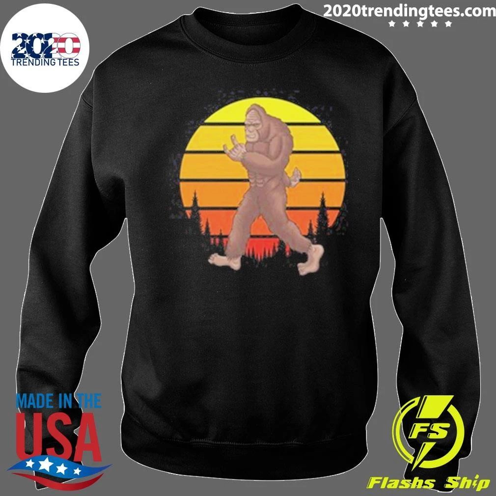 Bigfoot Rocker Retro Sunset Shirt